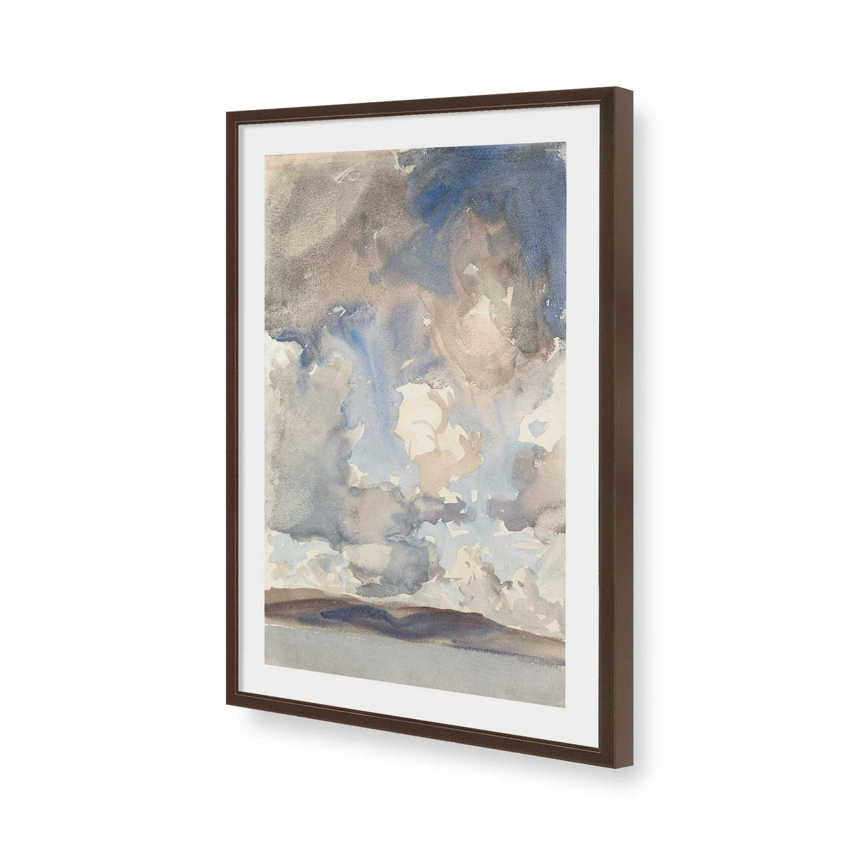 [Color:Belvinder Brown], Picture of art in a Belvinder Brown frame of the corner