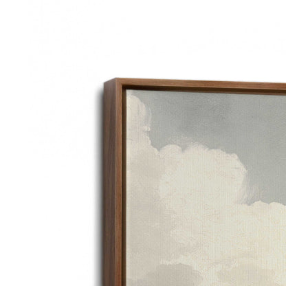 [Color:Walnut], Picture of art in a Walnut frame at an angle