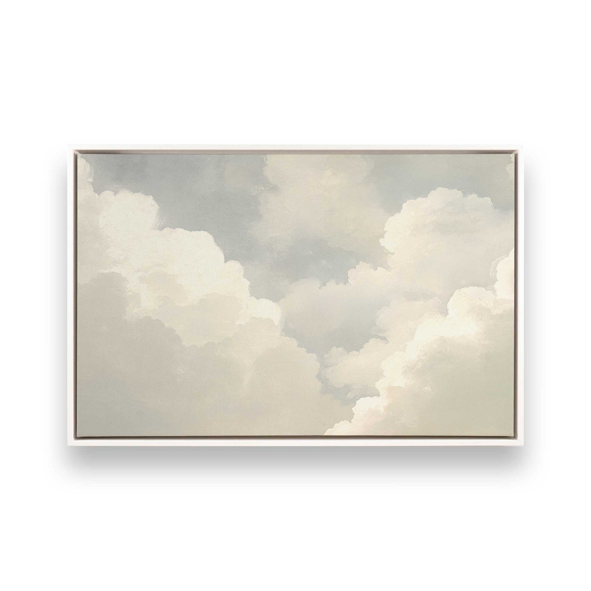 [Color:Opaque White], Picture of art in a White frame