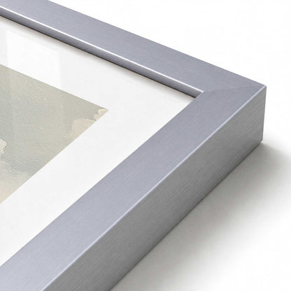 [Color:Polished Chrome], Picture of art in a Polished Chrome frame at an angle