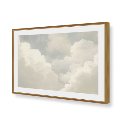 [Color:Polished Gold], Picture of art in a Polished Chrome frame of the corner