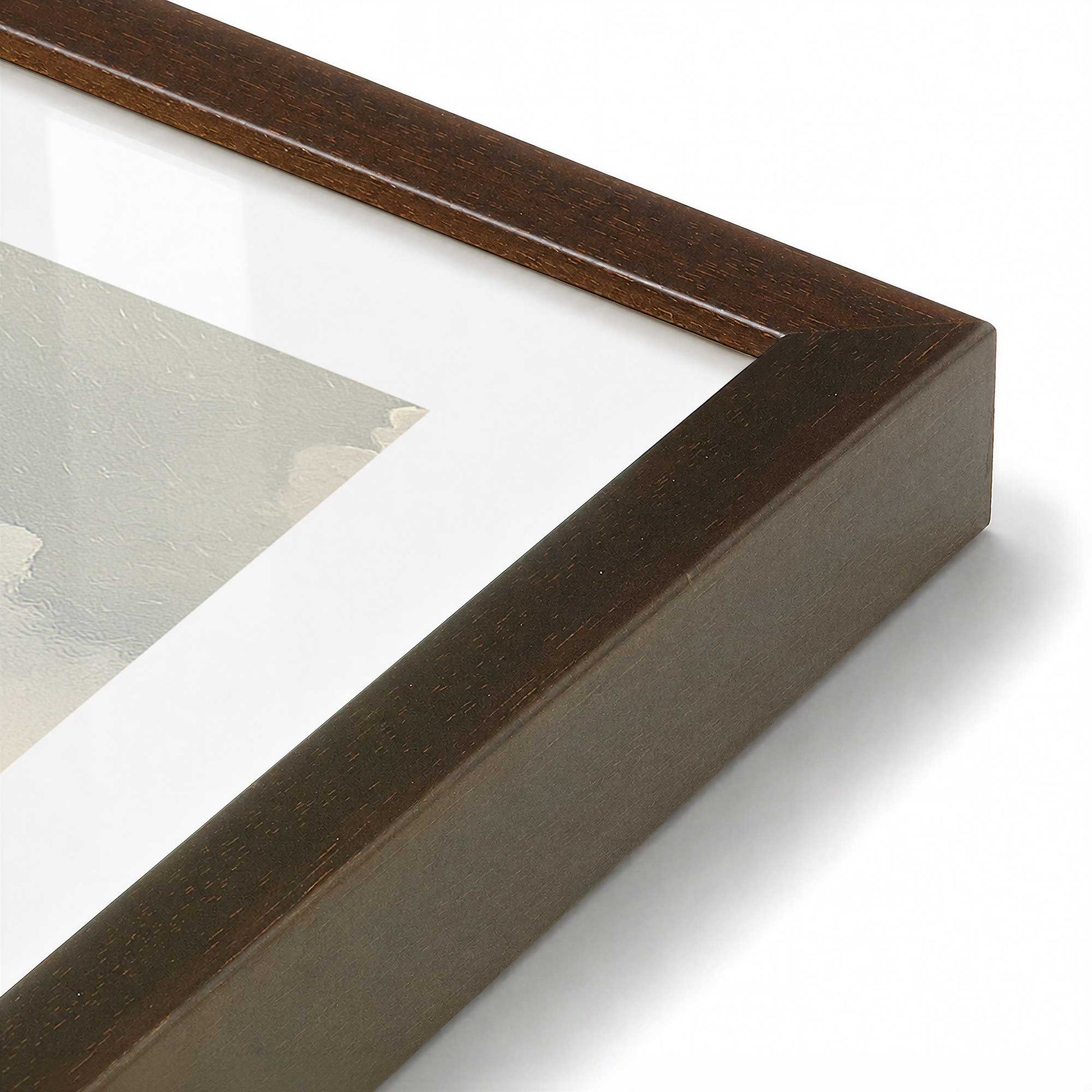 [Color:Belvinder Brown], Picture of art in a Polished Chrome frame at an angle