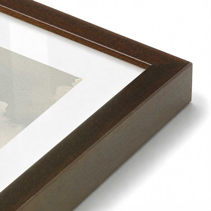 [Color:Belvinder Brown], Picture of art in a Polished Chrome frame at an angle