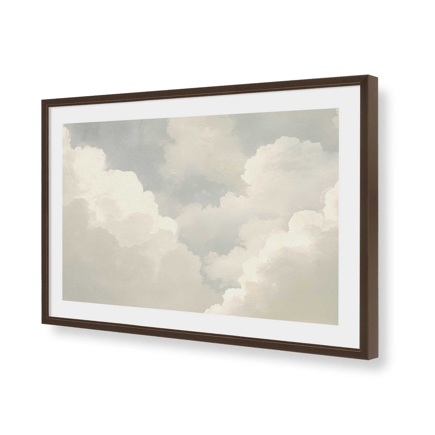 [Color:Belvinder Brown], Picture of art in a Polished Chrome frame of the corner