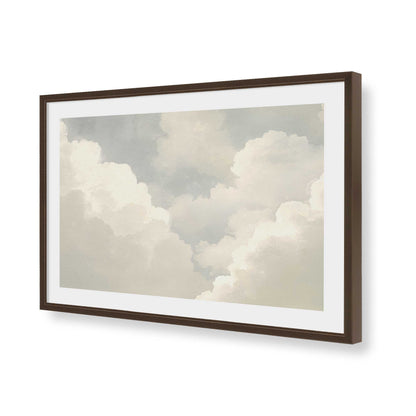 [Color:Belvinder Brown], Picture of art in a Polished Chrome frame of the corner