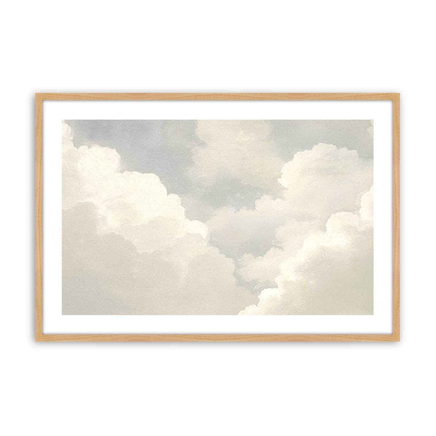 [Color:American Maple], Picture of art in a Polished Chrome frame