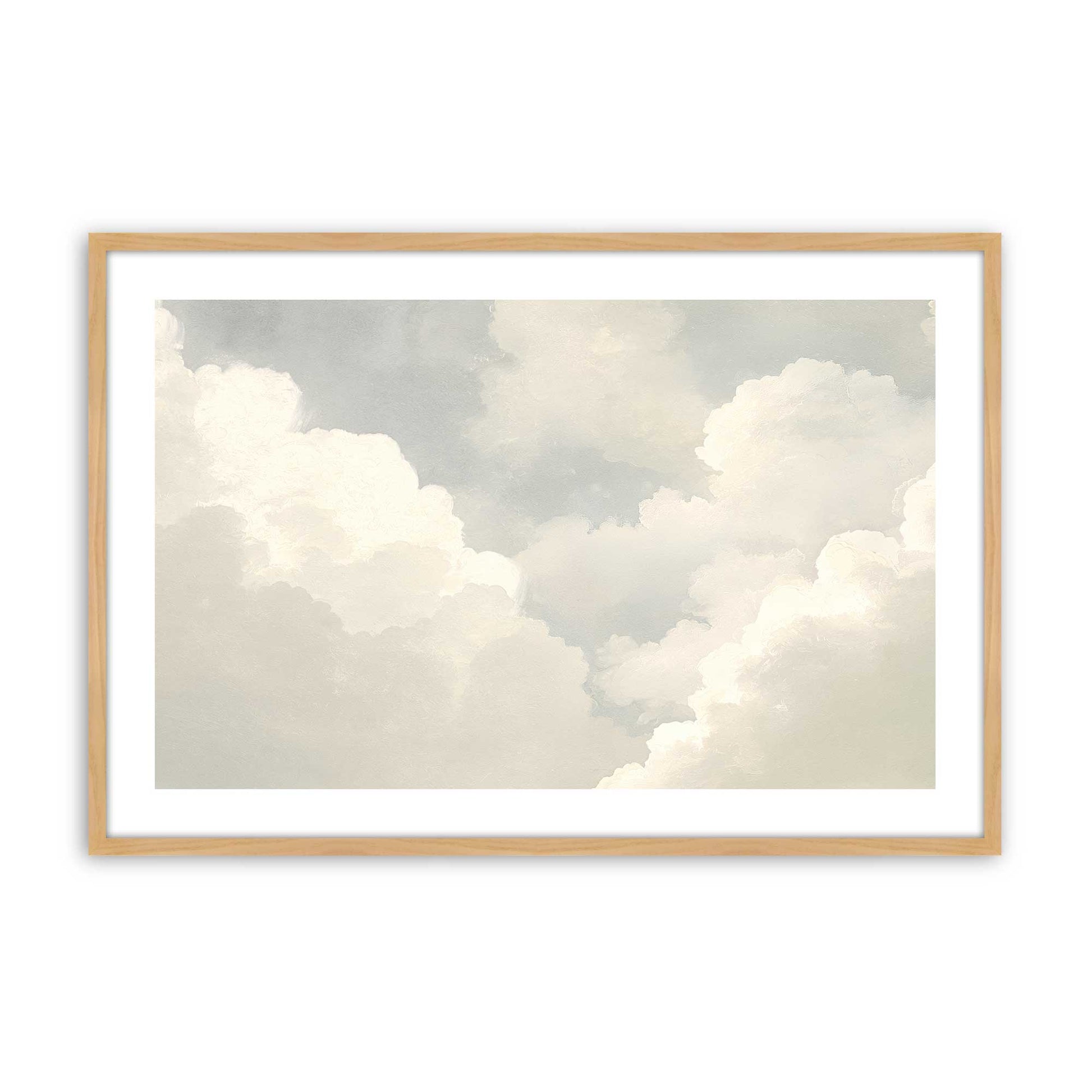 [Color:American Maple], Picture of art in a Polished Chrome frame