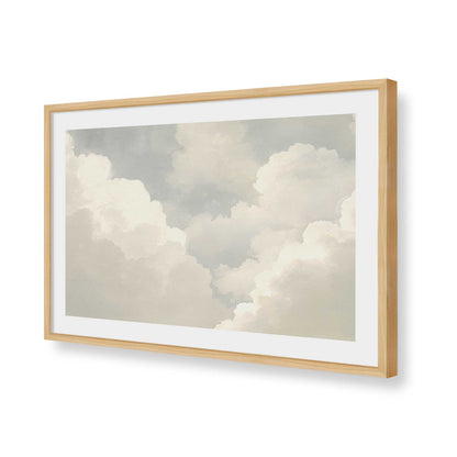 [Color:American Maple], Picture of art in a Polished Chrome frame of the corner