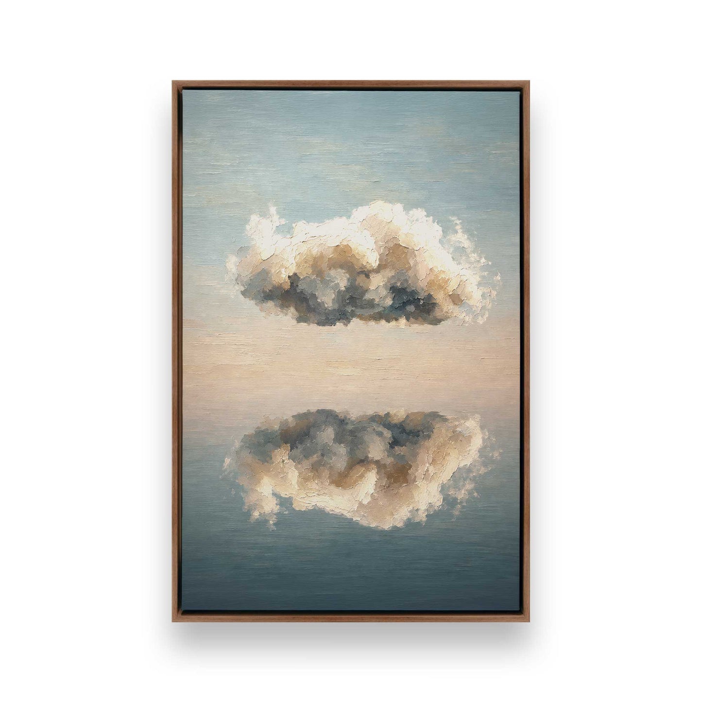 [Color:Walnut], Picture of art in a Walnut frame