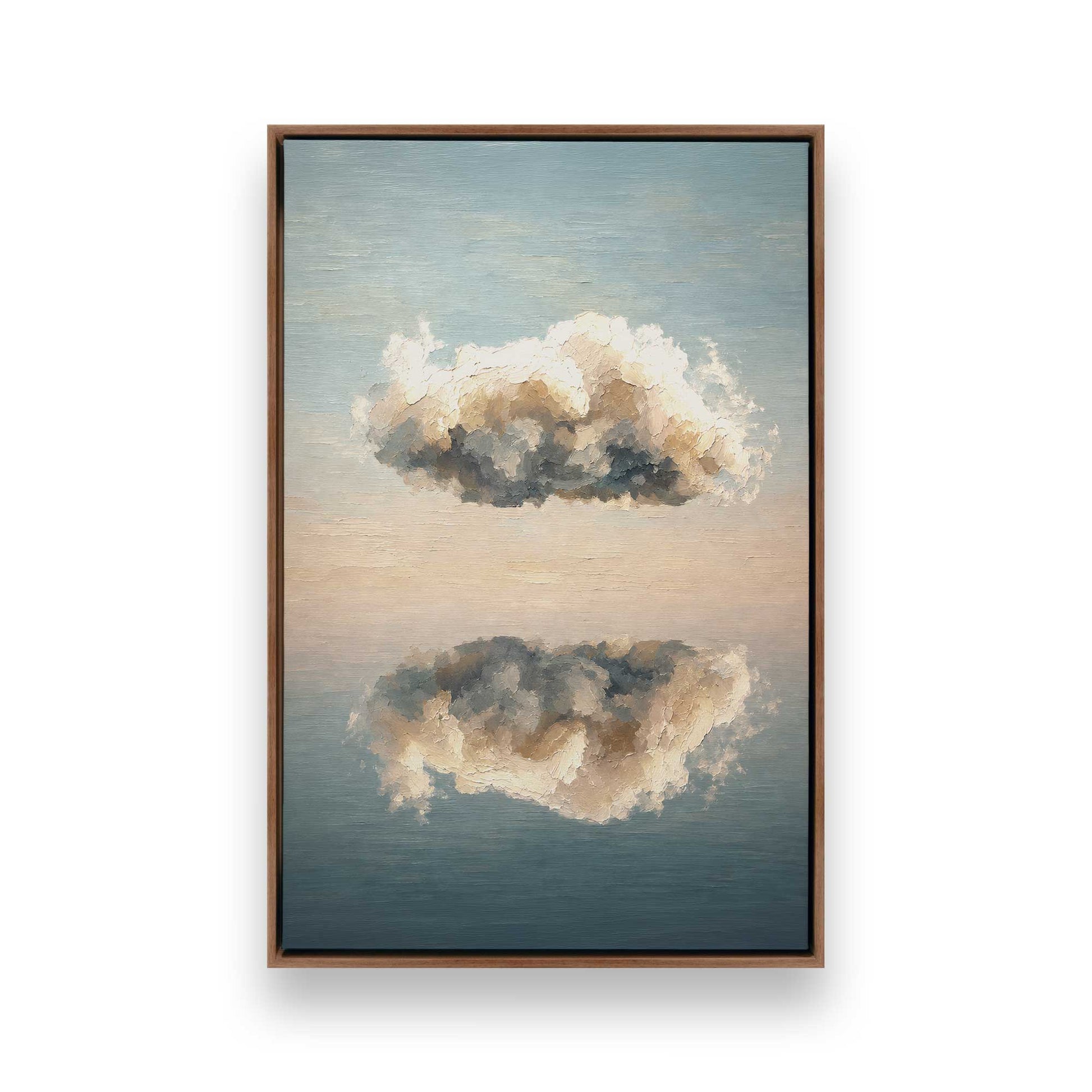 [Color:Walnut], Picture of art in a Walnut frame