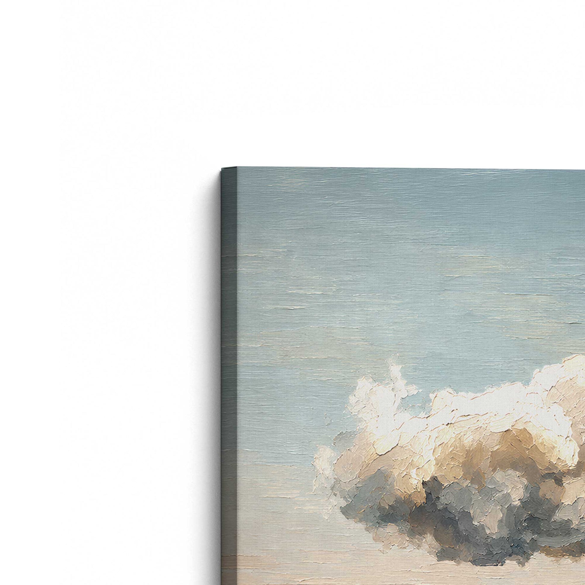 [Color:Stretched Canvas], Picture of the corner of the art