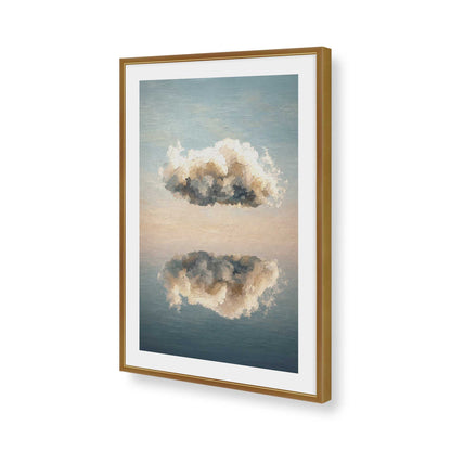 [Color:Polished Gold], Picture of art in a Polished Gold frame of the corner