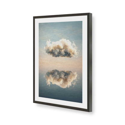 [Color:Satin Black], Picture of art in a Satin Black frame of the corner