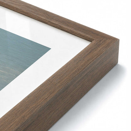 [Color:Walnut], Picture of art in a Walnut frame at an angle