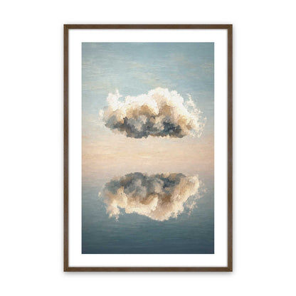 [Color:Walnut], Picture of art in a Walnut frame