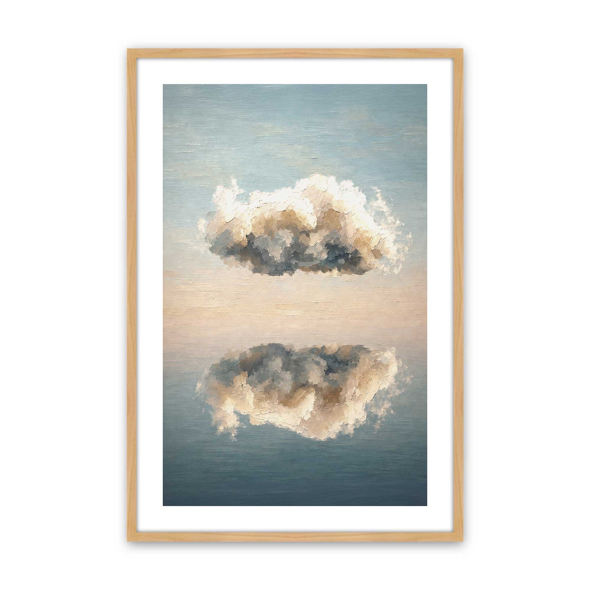 [Color:American Maple], Picture of art in a American Maple frame