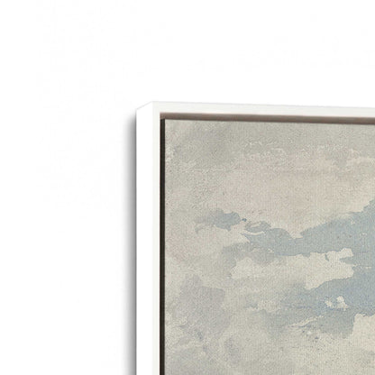 [Color:Opaque White], Picture of art in a White frame at an angle
