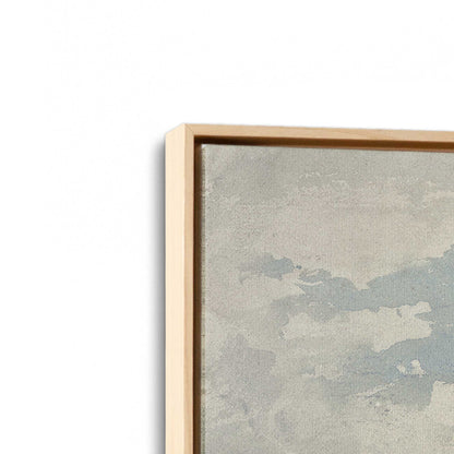 [Color:American Maple], Picture of art in a American Maple frame at an angle