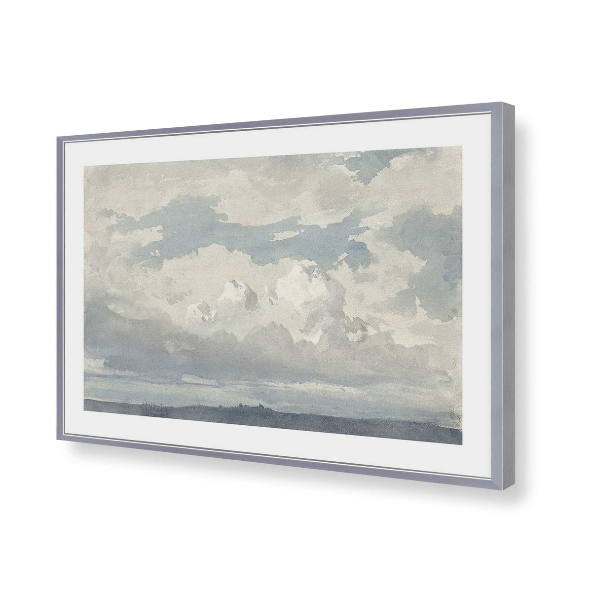 [Color:Polished Chrome], Picture of art in a Polished Chrome frame of the corner