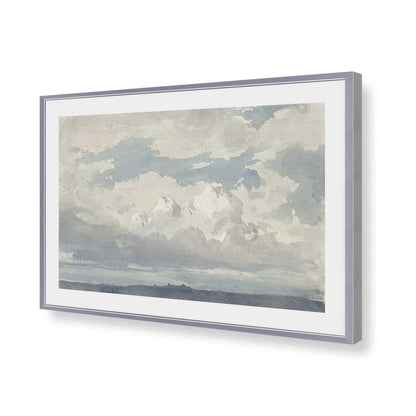 [Color:Polished Chrome], Picture of art in a Polished Chrome frame of the corner