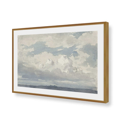 [Color:Polished Gold], Picture of art in a Polished Chrome frame of the corner