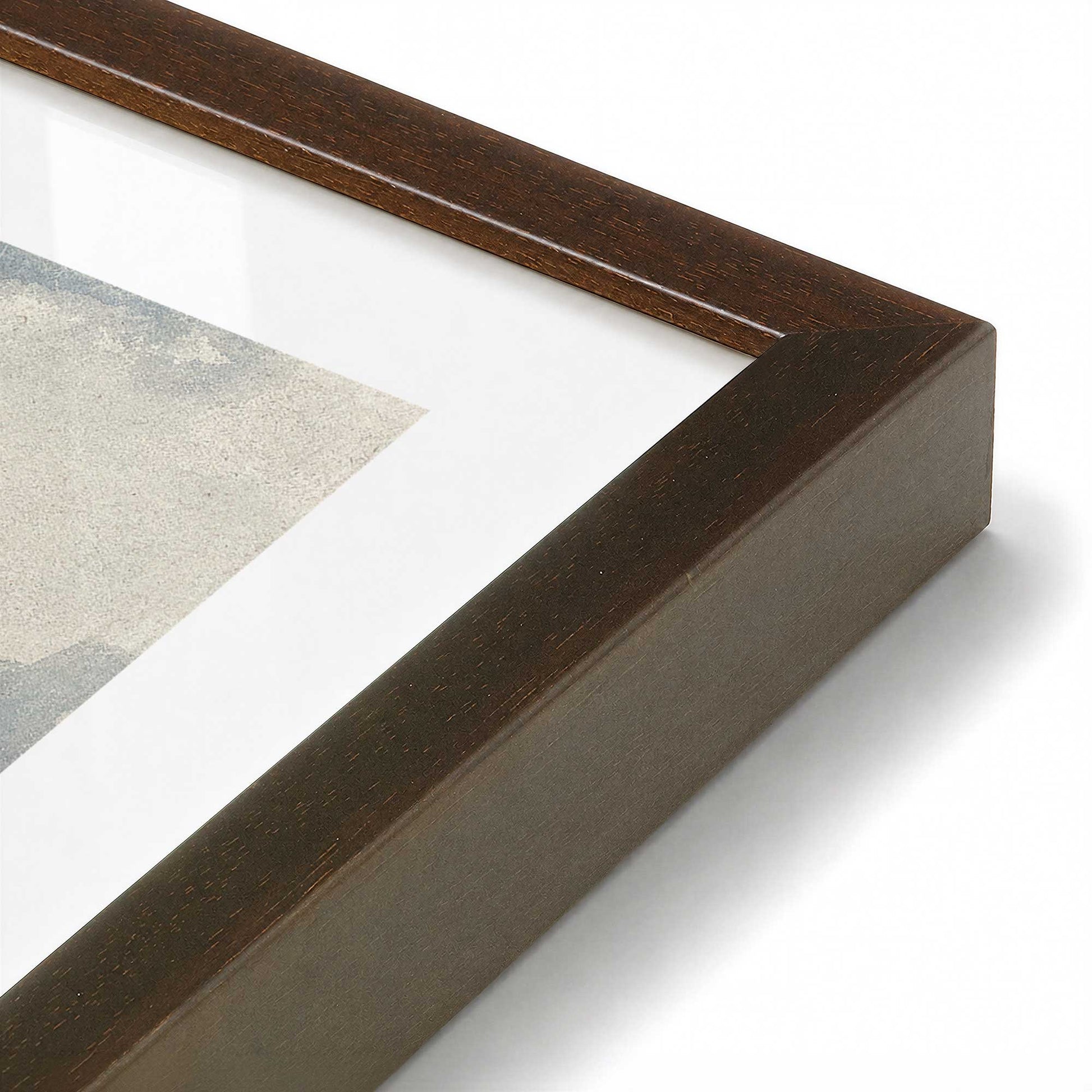 [Color:Belvinder Brown], Picture of art in a Polished Chrome frame at an angle