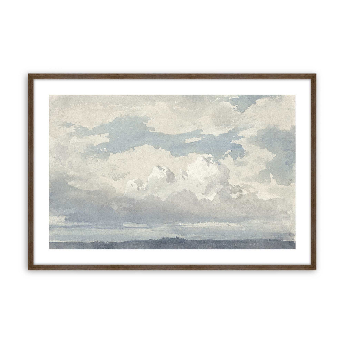 [Color:Walnut], Picture of art in a Polished Chrome frame