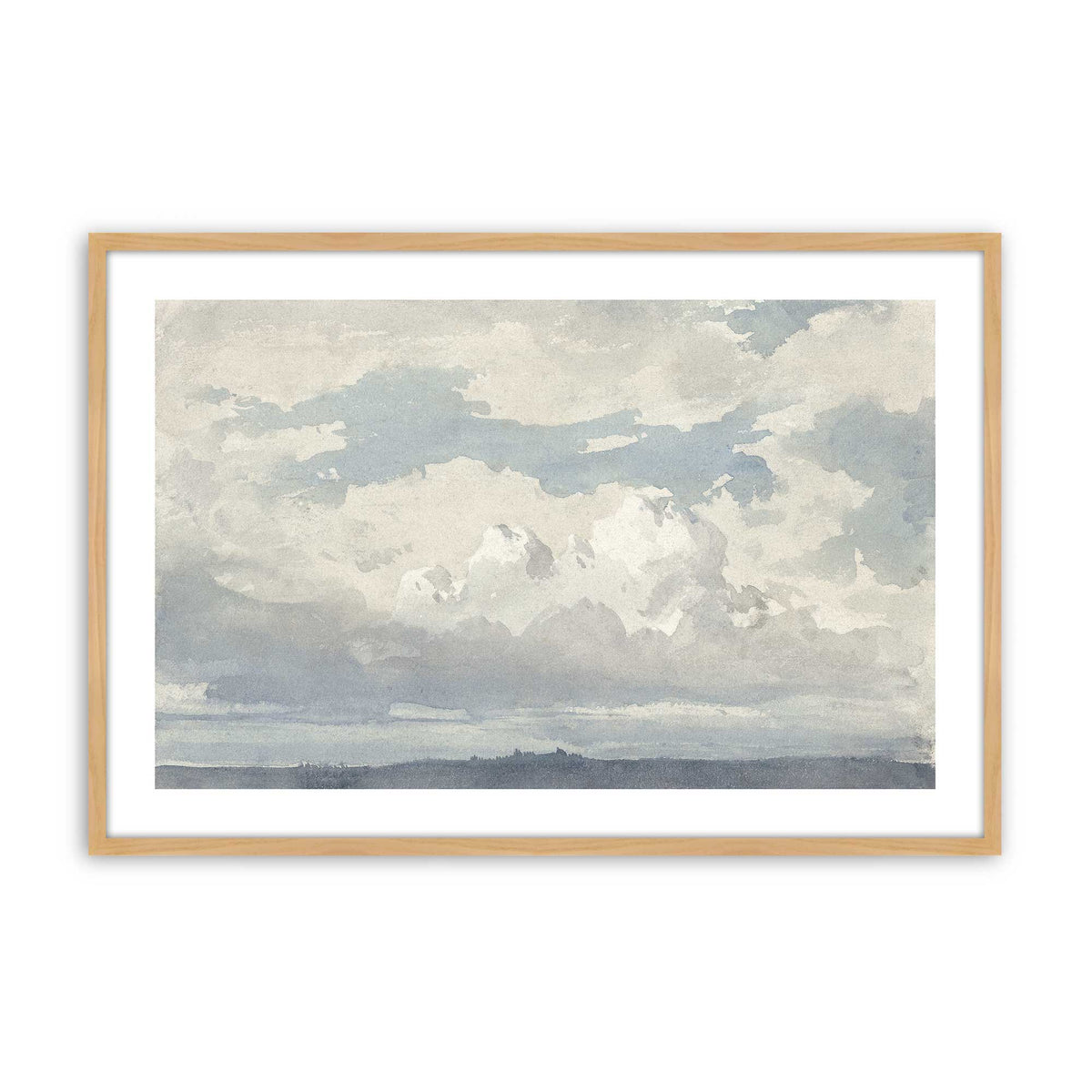 [Color:American Maple], Picture of art in a Polished Chrome frame