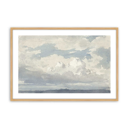 [Color:American Maple], Picture of art in a Polished Chrome frame