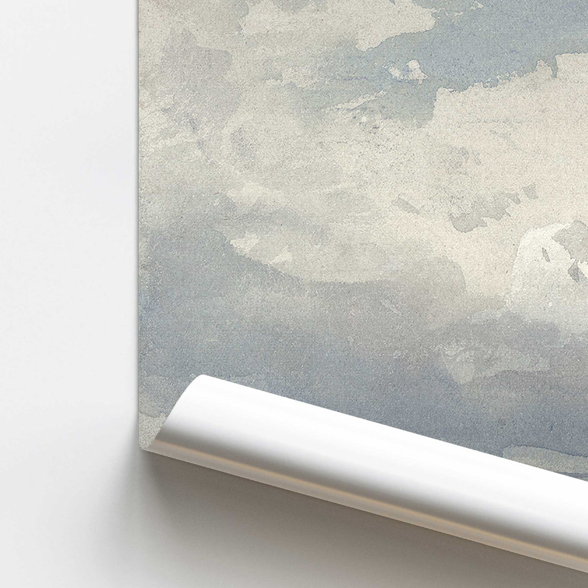 Overcast Meadow Calm Print