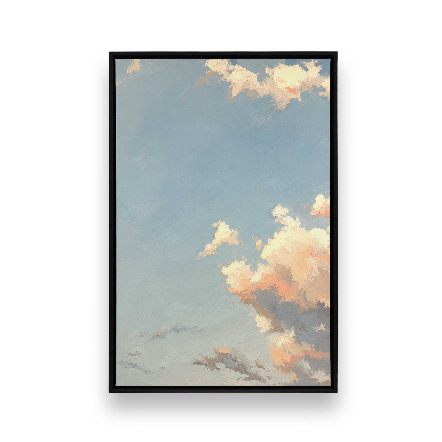 [Color:Satin Black], Picture of art in a Satin Black frame