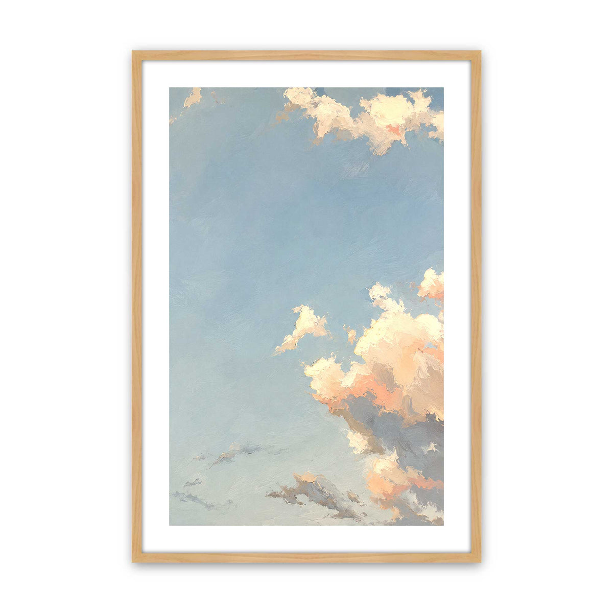 [Color:American Maple], Picture of art in a American Maple frame