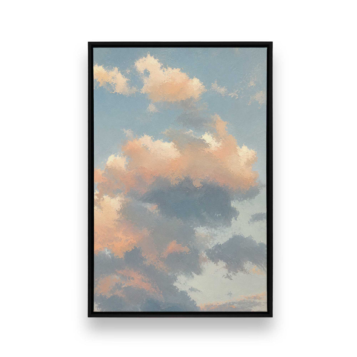 [Color:Satin Black], Picture of art in a Satin Black frame