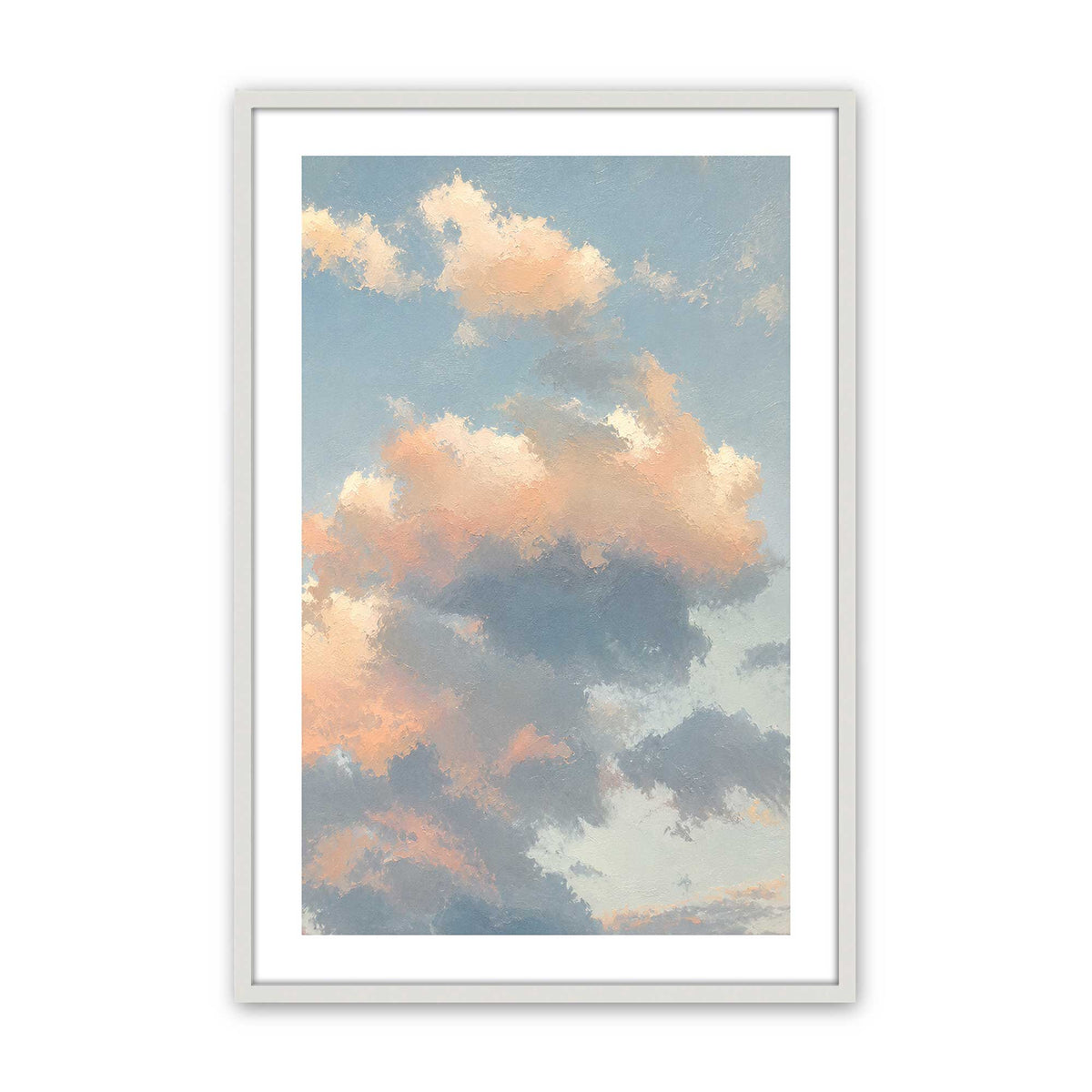 [Color:Opaque White], Picture of art in a Opaque White frame