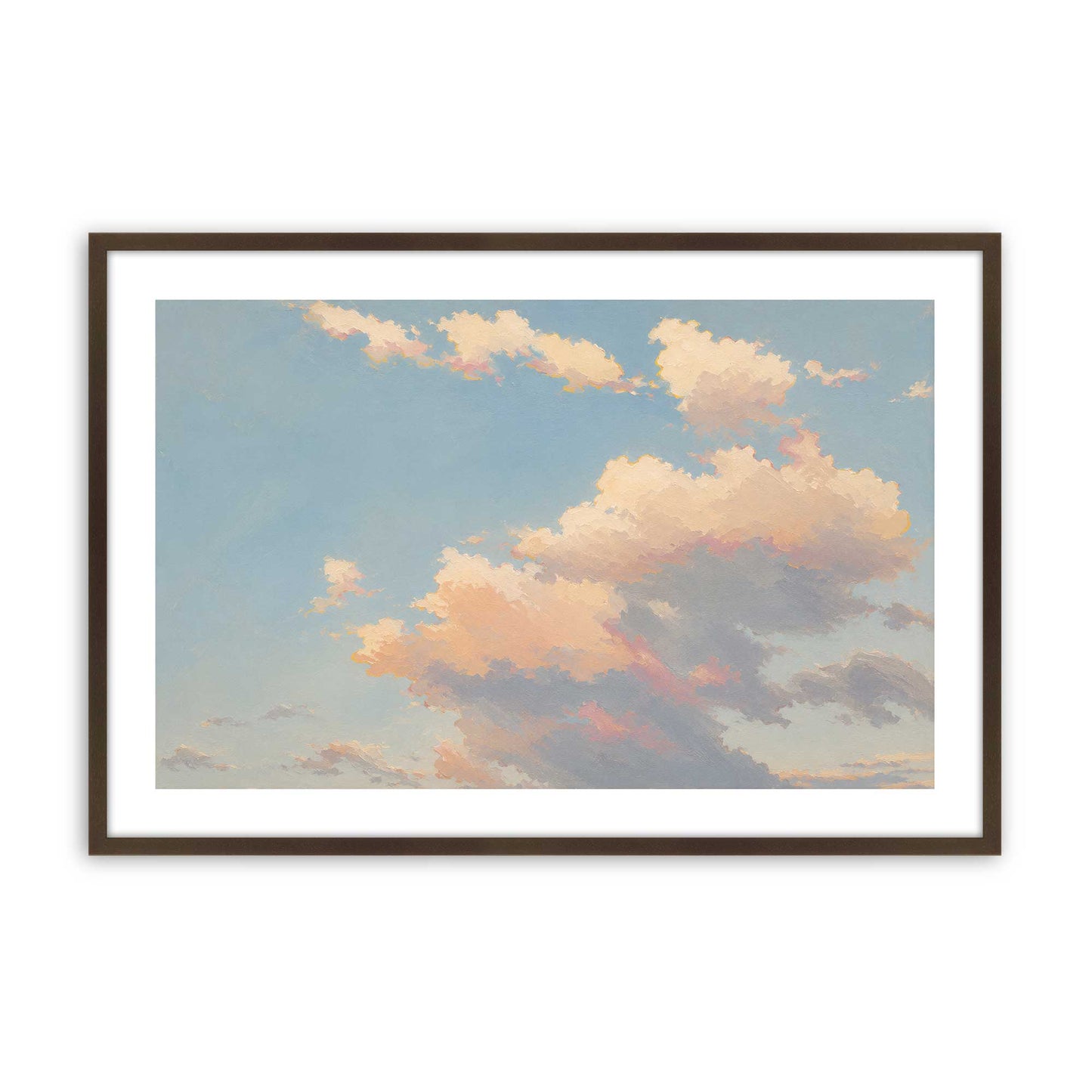 [Color:Belvinder Brown], Picture of art in a Polished Chrome frame