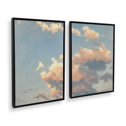 [Color:Satin Black], Picture of art in a Satin Black frame at an angle