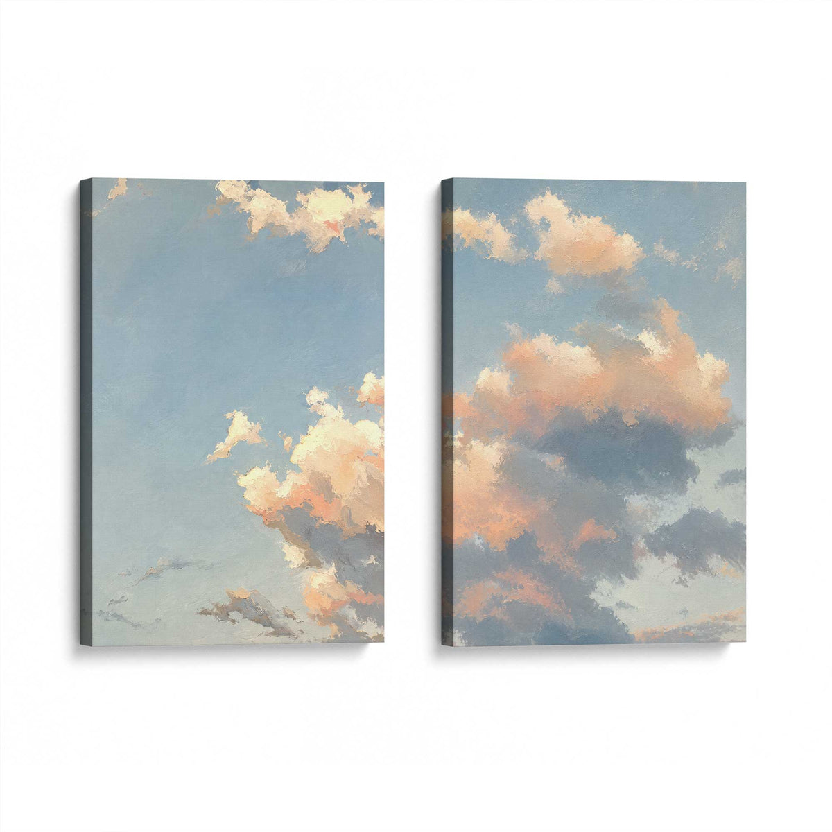 [Color:Stretched Canvas], Picture of art at an angle