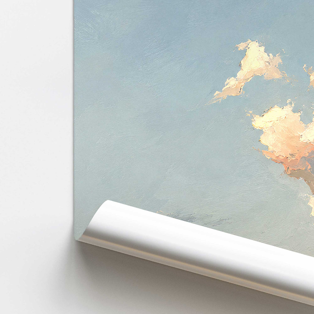 [color:Rolled Print], Picture of close up of art