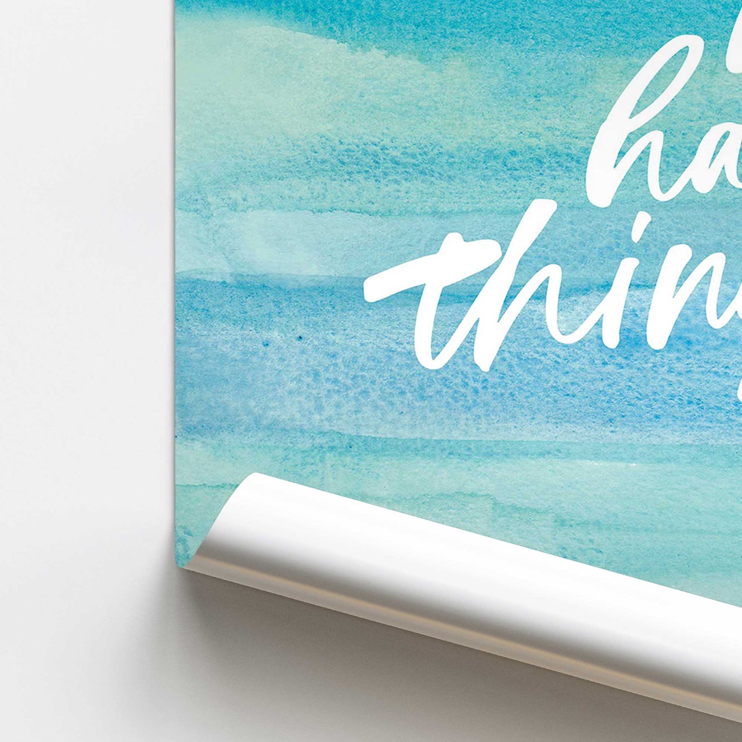 You Can Do Hard Things Promotional Rolled Print