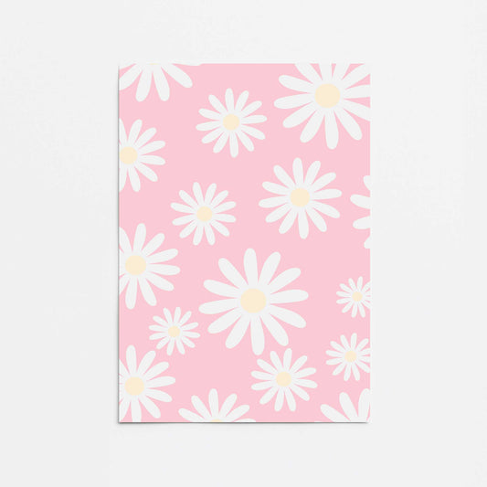 Daisies in Pink Promotional Rolled Print