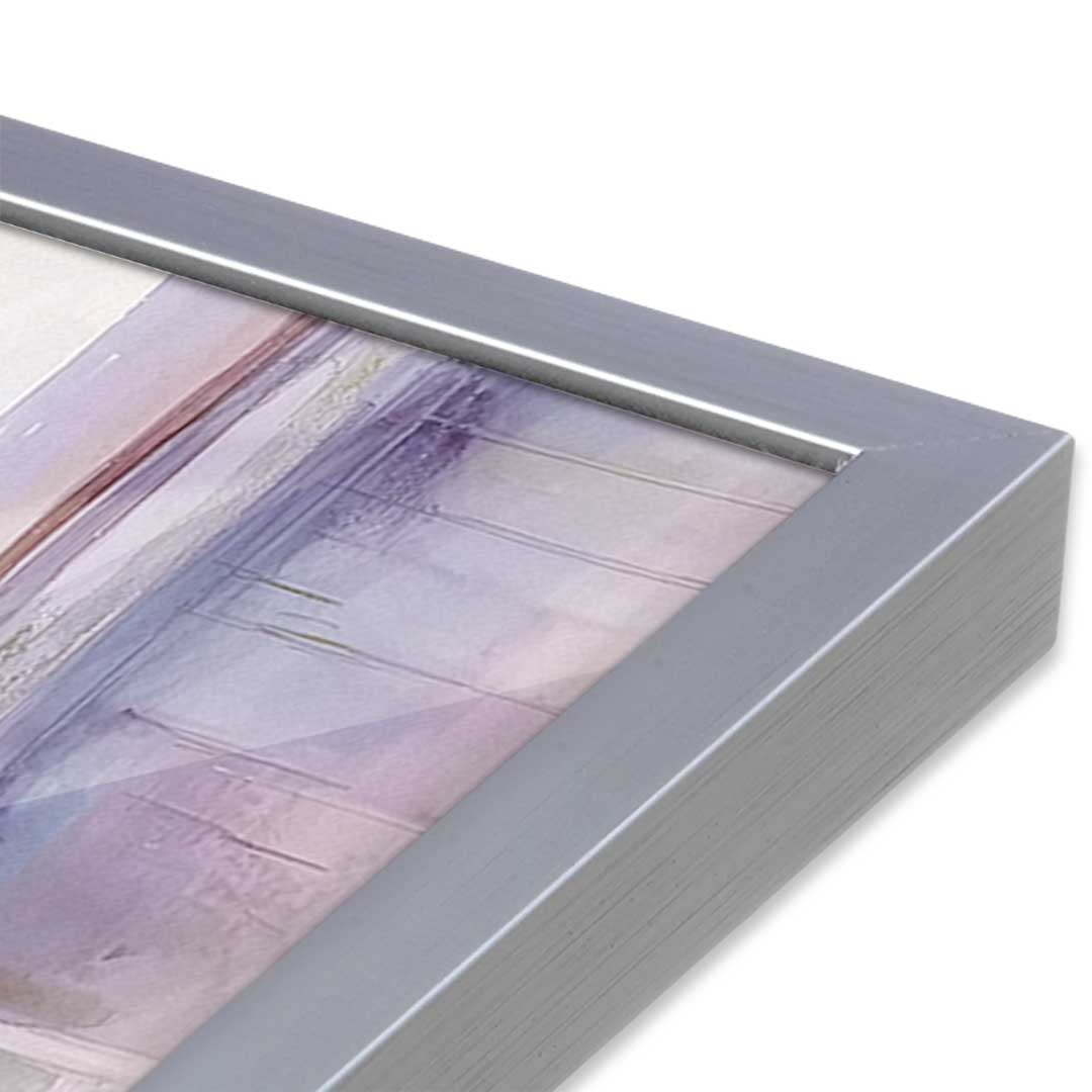 [Color:Polished Chrome], Picture of art in a Polished Chrome frame at an angle