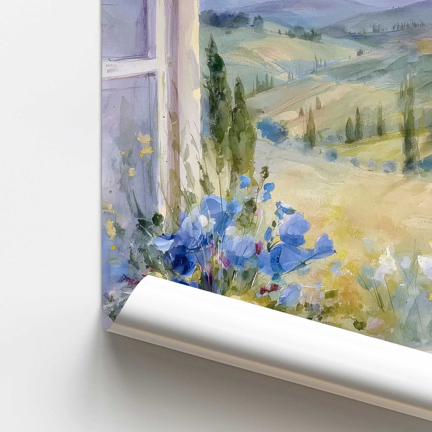 [Color:Rolled Print], Picture of close up of art