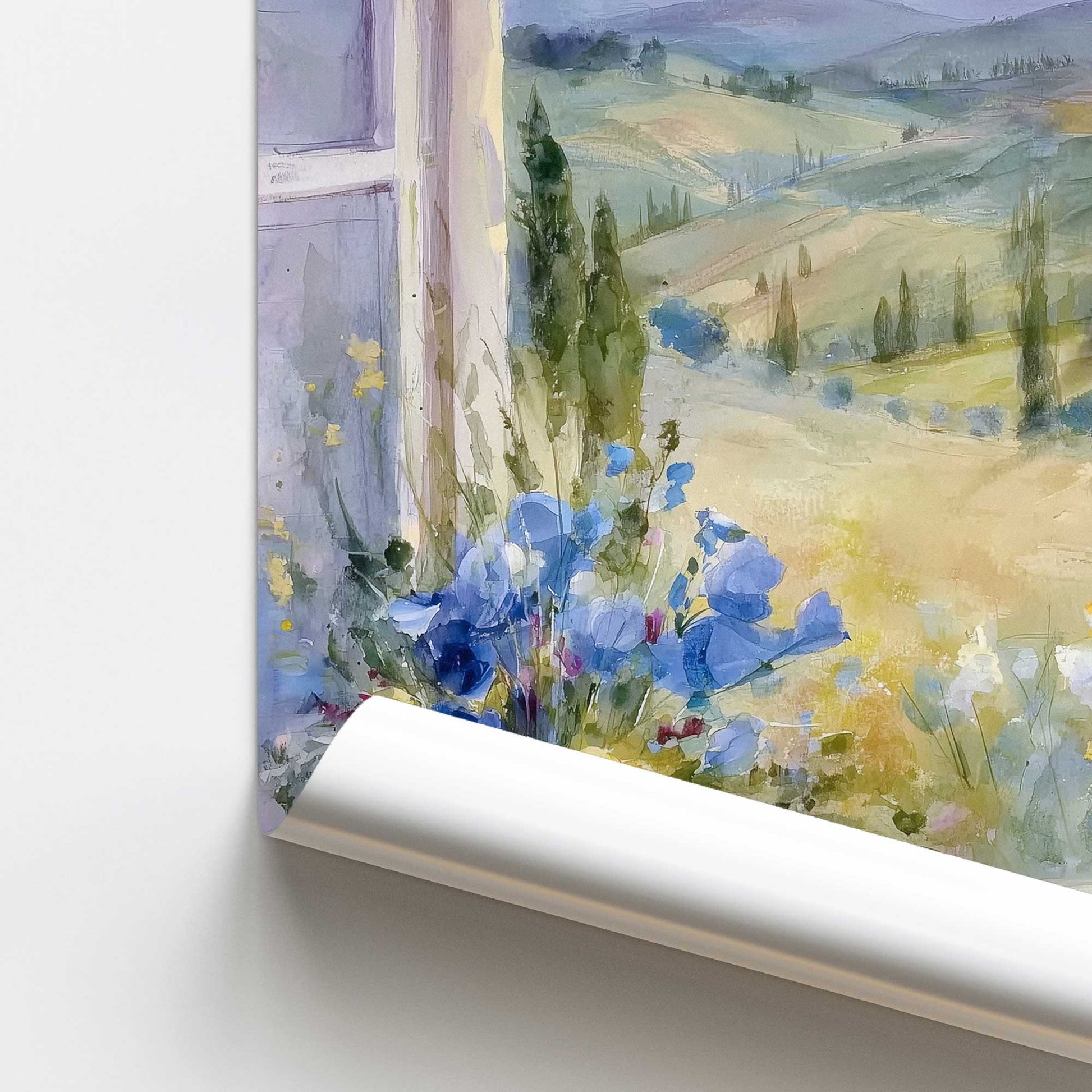 [Color:Rolled Print], Picture of close up of art