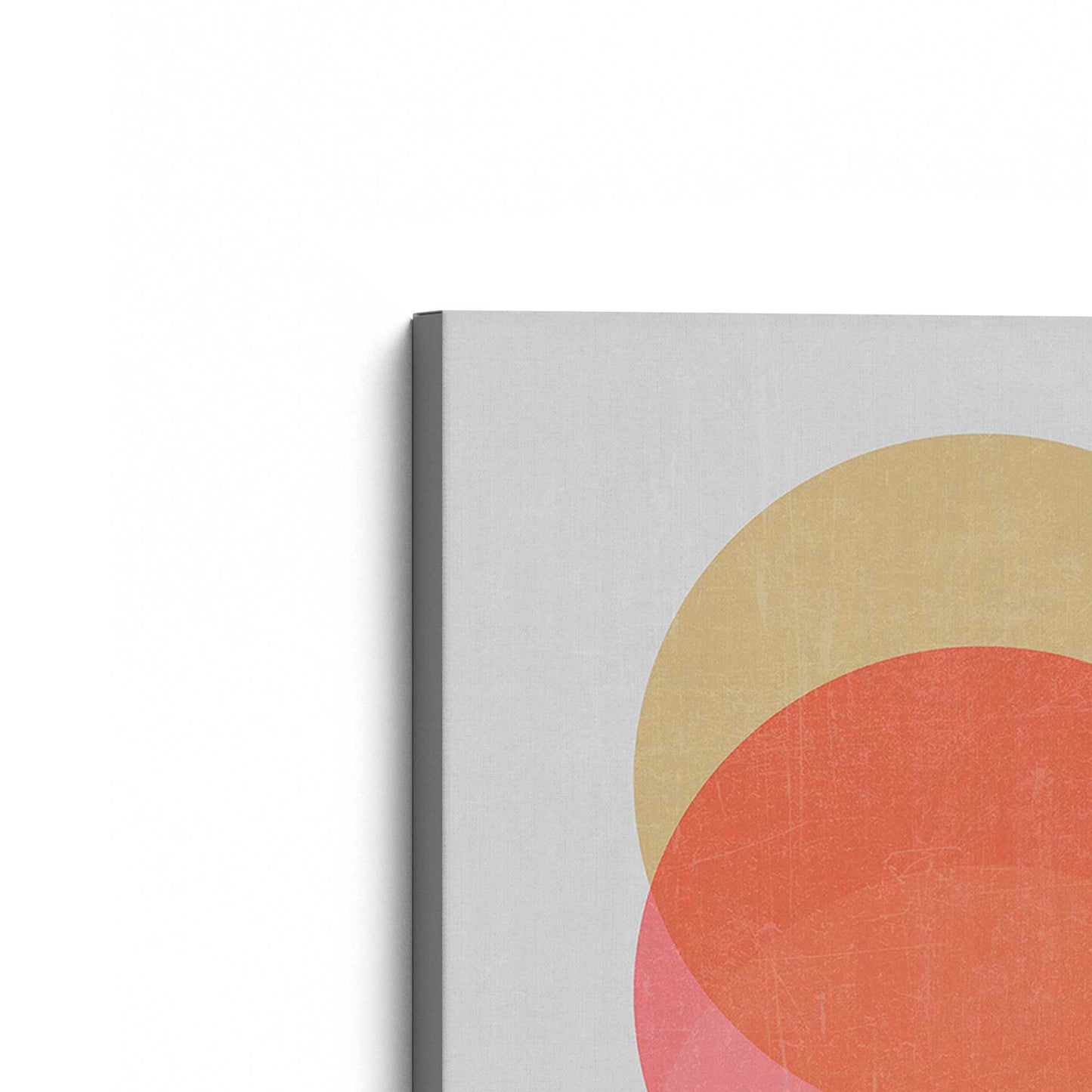 [Color:Stretched Canvas], Picture of the corner of the art