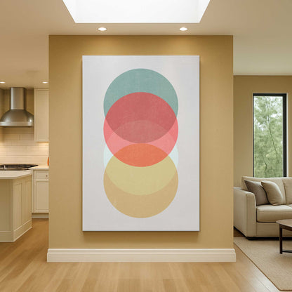 [Color:Stretched Canvas], Picture of art in a room