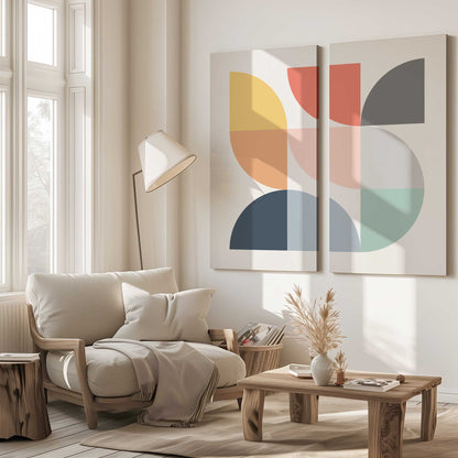 [Color:Stretched Canvas], Picture of art in a room