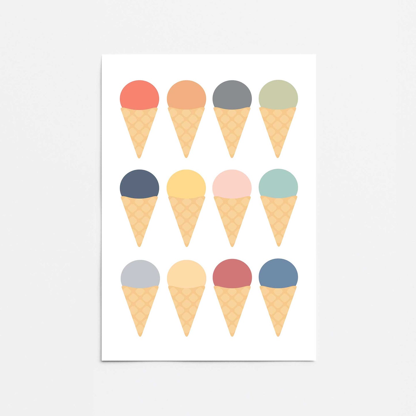 Ice Cream Fiesta Promotional Rolled Print