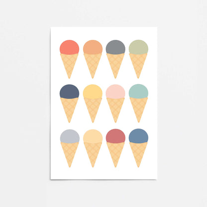 Ice Cream Fiesta Promotional Rolled Print