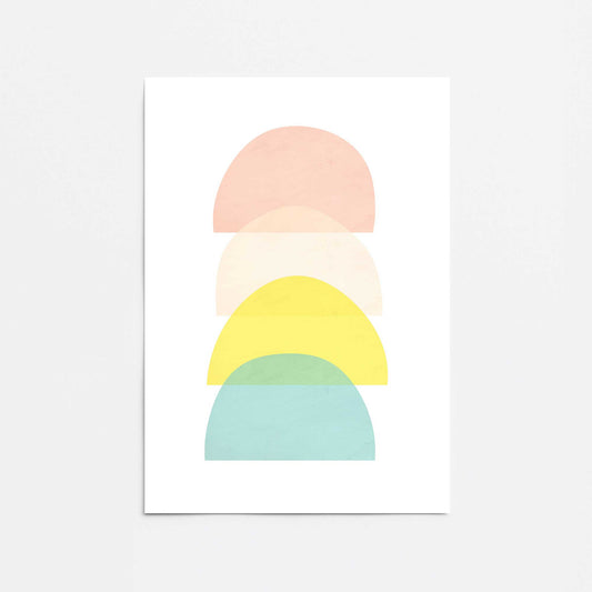 Pastel Dreamscape Promotional Rolled Print
