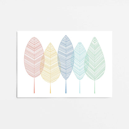 Playful Plumes Promotional Rolled Print